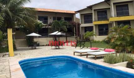 Belíssima pousada beira de pista em tabatimga II com vista mar.
