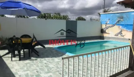 Casa mobiliada na Praia do Amor com 3 quartos sendo 1 suíte e piscina