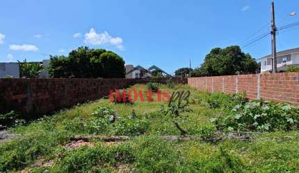 Terreno bem localizado no portal do Sol, de esquina murado