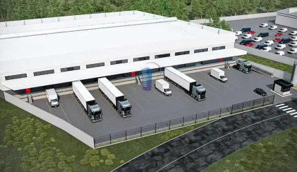 Pavilhão Industrial em Construção com 6500m²  na BR 470