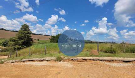 Terreno de esquina com 1293m², loteamento Chácaras Araucárias!