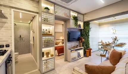 Apartamento 2 dormitórios proximó à estação Eucaliptos