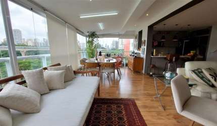 Apartamento Duplex para Venda em São Paulo, CAMPO BELO, 1 dormitório, 1 suíte, 3 banheiros, 2 vagas