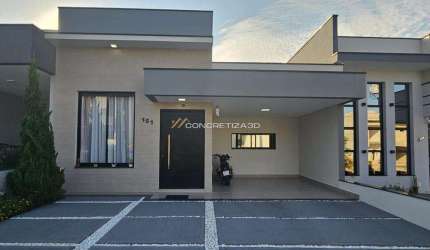 Casa à venda em Indaiatuba, Jardim Mantova Residencial, com 3 suítes, com 150 m², Condomínio Mantova