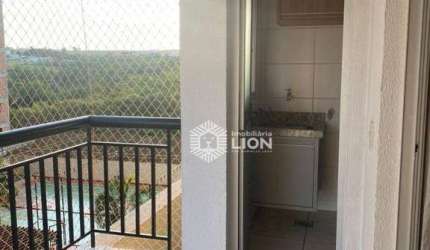 Apartamento com 3 dormitórios para alugar, 78 m² por R$ 3.350,00/mês - Residencial Pôr Do Sol - Rio Verde/GO