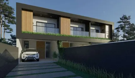 Sobrado com 3 dormitórios à venda, 141 m² por R$ 800.000,00 - Floresta - Joinville/SC
