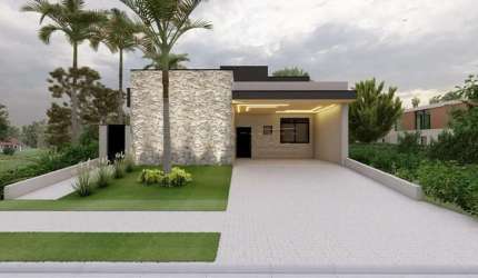Casa de alto padrão com 3 suítes à venda em condomínio do bairro Parque Brasil 500, em Paulínia. DEZ 2024