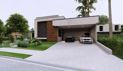 Maravilhosa Casa com 4 suítes à venda no Condomínio VILLAS LOBO no  bairro Parque Brasil 500 em Paulínia/SP