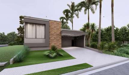 Linda Casa Térrea com 3 suítes e piscina à venda no Condomínio Santorini em Paulínia! PRONTA EM ABR 2025