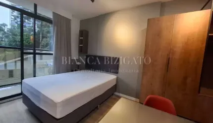 Stúdio MOBILIADO, Andar Alto, na Melhor Localização do Ecoville!