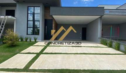 Casa à venda em Indaiatuba, Jardins Di Roma, com 3 suítes, com 162 m², Condomínio Jardins Di Roma
