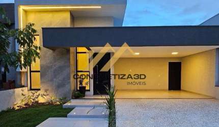 Casa com 3 quartos sendo 1 suíte à venda, 154 m² - Condomínio Jardim do Jatobá - Hortolândia/SP