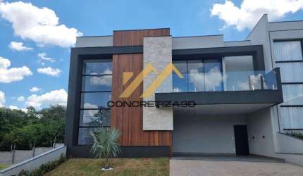 Sobrado à venda em Indaiatuba, Residencial Milano, com 4 suítes, com 299 m², Condominio Milano