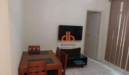 Apartamento com 1 quarto à venda, 49 m² por R$ 370.000 - Embaré - Santos/SP