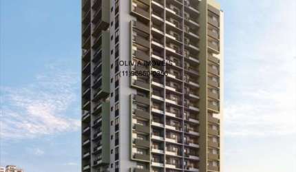 Apartamento studio residencial com 27mts, com terraço, na melhor localização do eixo Brooklin Berrini.