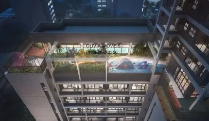 Apartamento a venda com 62mts, 2 dormitórios, 1 suíte, terraço gourmet, 1 vagas ao lado do Metrô Vila Madalena
