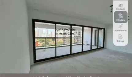 Apartamento a venda 162,50Mts 4 dormitórios sendo 2 suítes, hall privativo, terraço com churrasqueira, 2 vagas em Perdizes