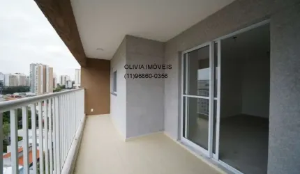 Apartamento a venda com 64mts, 2 dormitórios com 1 suíte, terraço com churrasqueira, 1 vaga na Vila Ipojuca.