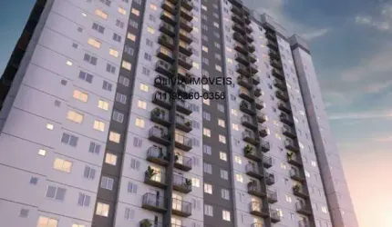 Apartamento a venda com 32mts, 2 dormitórios, terraço a 200m do Metrô Sacomã