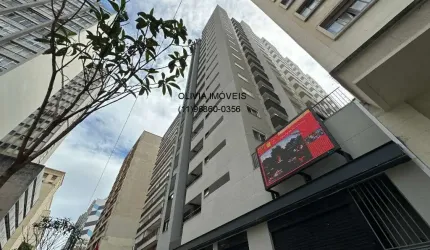 O apartamento com 38Mts 2 dormitórios, 1 banheiro, cozinha, sala, terraço, localizado a poucos passos do metrô Luz.