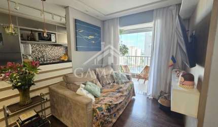 Apartamento de 63m² pronto para morar, 3 dormitórios, 1 suíte, vaga de garagem, andar alto.