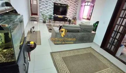 Linda Casa no Jardim das Indústrias com Área Gourmet com Churrasqueira