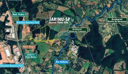 Área em Jarinu-SP. com 1.156.000 m² a 600 mts da Rod. D. Pedro I (Km 91)