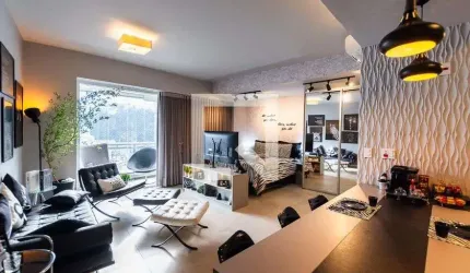Kitnet / Stúdio para Aluguel - Gonzaga , 1 Quarto,  54 m² - Santos
