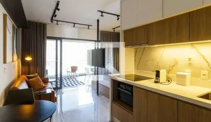 Kitnet / Stúdio para Aluguel - Vila Olímpia, 1 Quarto,  45 m² - São Paulo