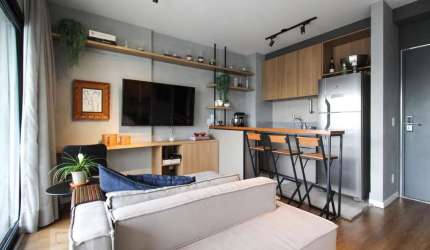 Kitnet / Stúdio para Aluguel - Vila Olímpia, 1 Quarto,  40 m² - São Paulo