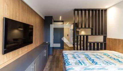Kitnet / Stúdio para Aluguel - Higienópolis, 1 Quarto,  34 m² - São Paulo