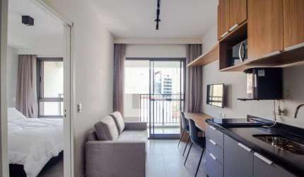 Apartamento para Aluguel - Higienópolis, 1 Quarto,  32 m² - São Paulo