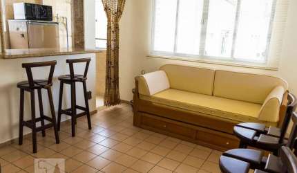 Apartamento para Aluguel - Boqueirão, 1 Quarto,  55 m² - Santos