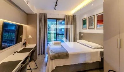 Kitnet / Stúdio para Aluguel - Santa Cecília, 1 Quarto,  24 m² - São Paulo