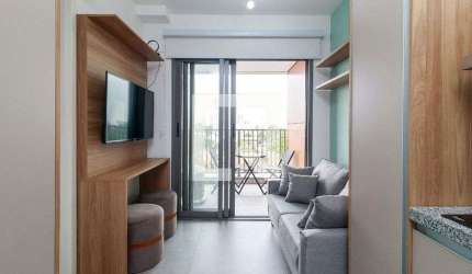 Kitnet / Stúdio para Aluguel - Santo Amaro , 1 Quarto,  28 m² - São Paulo
