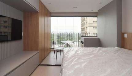 Kitnet / Stúdio para Aluguel - Jardim Paulista, 1 Quarto,  25 m² - São Paulo
