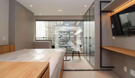 Kitnet / Stúdio para Aluguel - Jardim Paulista, 1 Quarto,  25 m² - São Paulo