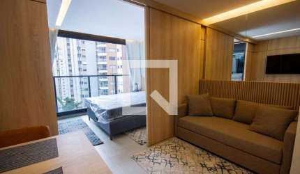 Kitnet / Stúdio para Aluguel - Itaim Bibi, 1 Quarto,  27 m² - São Paulo