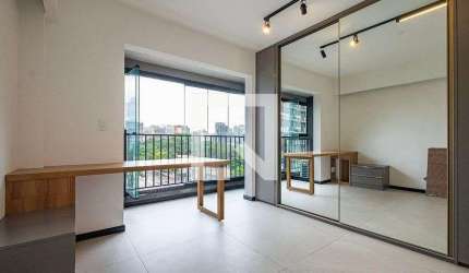 Kitnet / Stúdio para Aluguel - Pinheiros, 1 Quarto,  24 m² - São Paulo