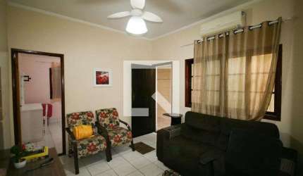Casa para Aluguel - Nova Mirim, 2 Quartos,  120 m² - Praia Grande