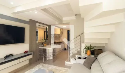 Casa / Sobrado em Condomínio para Aluguel - Atuba, 2 Quartos,  80 m² - Curitiba