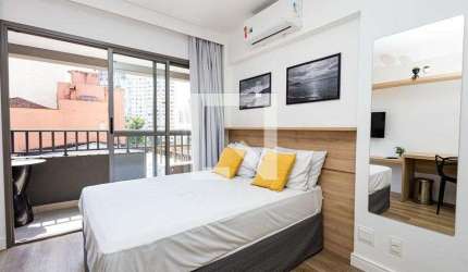 Kitnet / Stúdio para Aluguel - Consolação, 1 Quarto,  25 m² - São Paulo