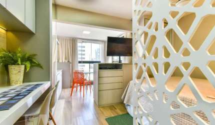 Kitnet / Stúdio para Aluguel - Jardim Paulista, 1 Quarto,  28 m² - São Paulo