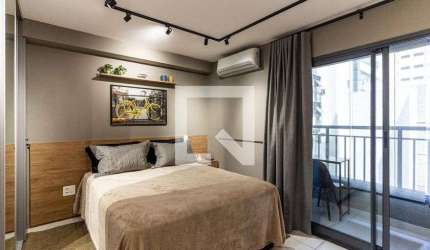 Kitnet / Stúdio para Aluguel - Santa Cecília, 1 Quarto,  27 m² - São Paulo