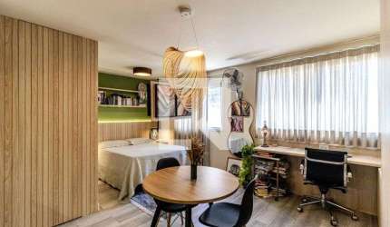 Kitnet / Stúdio para Aluguel - Santa Cecília, 1 Quarto,  25 m² - São Paulo