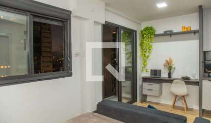 Kitnet / Stúdio para Aluguel - Brooklin, 1 Quarto,  27 m² - São Paulo