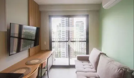 Apartamento para Aluguel - Brooklin, 1 Quarto,  27 m² - São Paulo