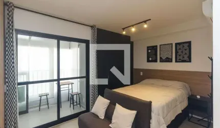 Kitnet / Stúdio para Aluguel - Santa Cecília, 1 Quarto,  26 m² - São Paulo
