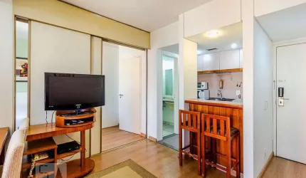Kitnet / Stúdio para Aluguel - Moema, 1 Quarto,  40 m² - São Paulo
