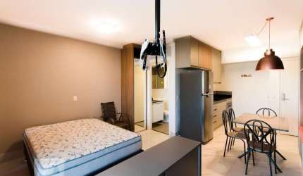 Kitnet / Stúdio para Aluguel - Santa Cecília, 1 Quarto,  37 m² - São Paulo